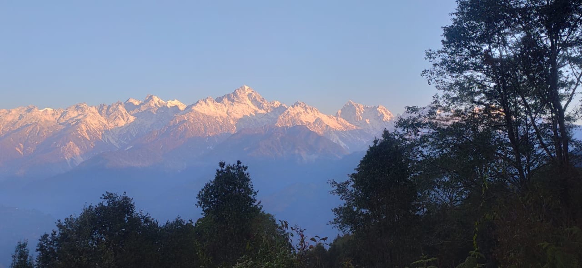 Himalayan view from Sikkim Sarovar